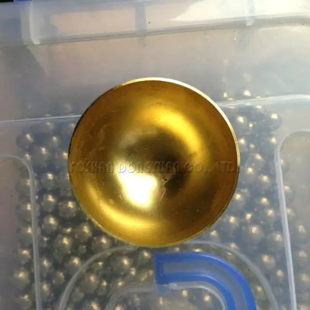 120mm Hollow Brass Hemisphere 1