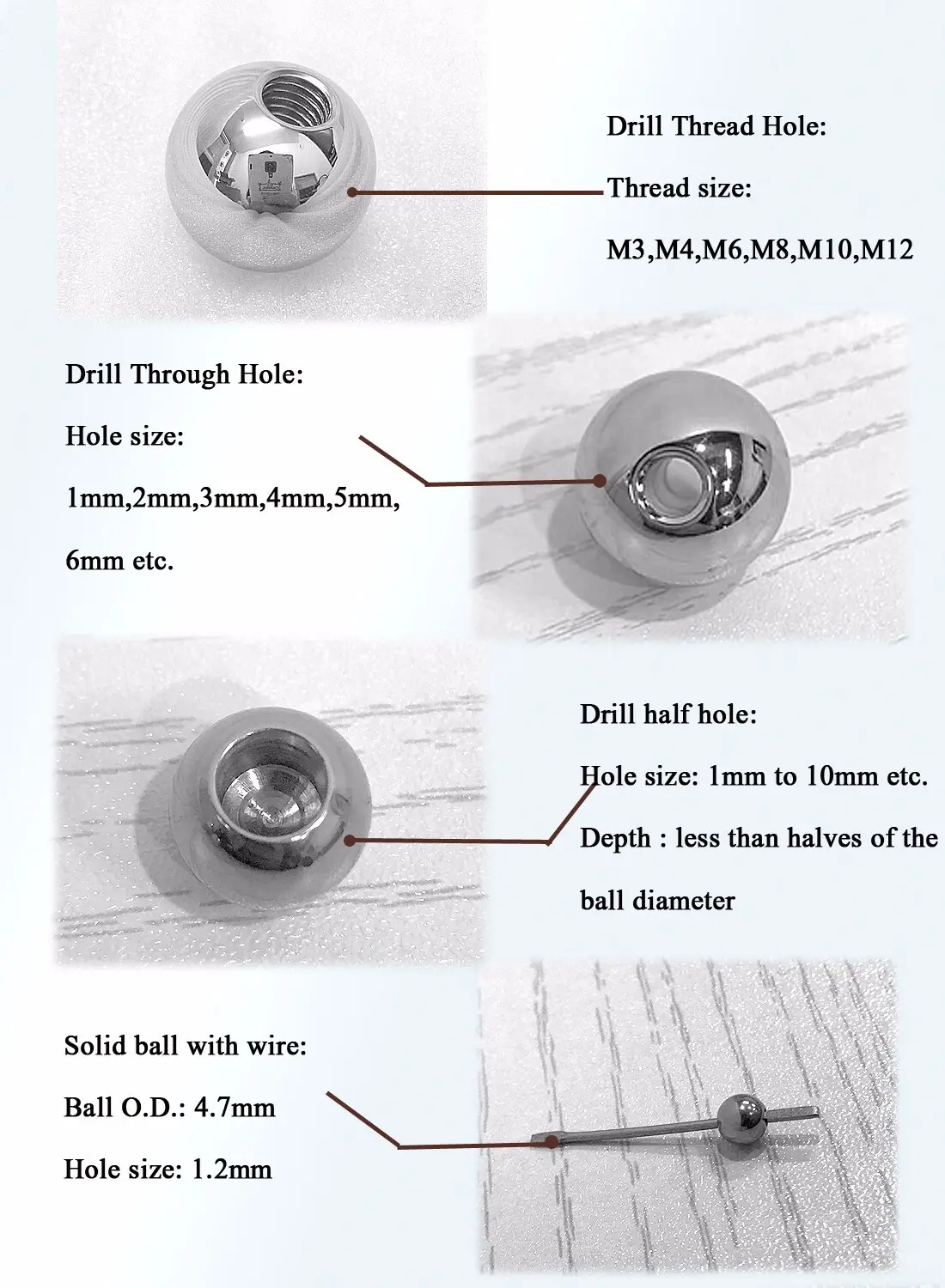 DONGYUAN m8 Metal solid balls processing supplier for square 2