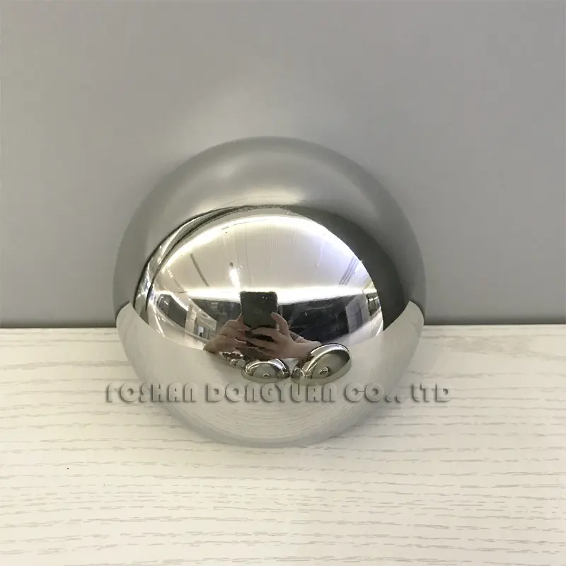 76mm/3 Inch Mirror Polished Stainless Steel Hemispheres 2