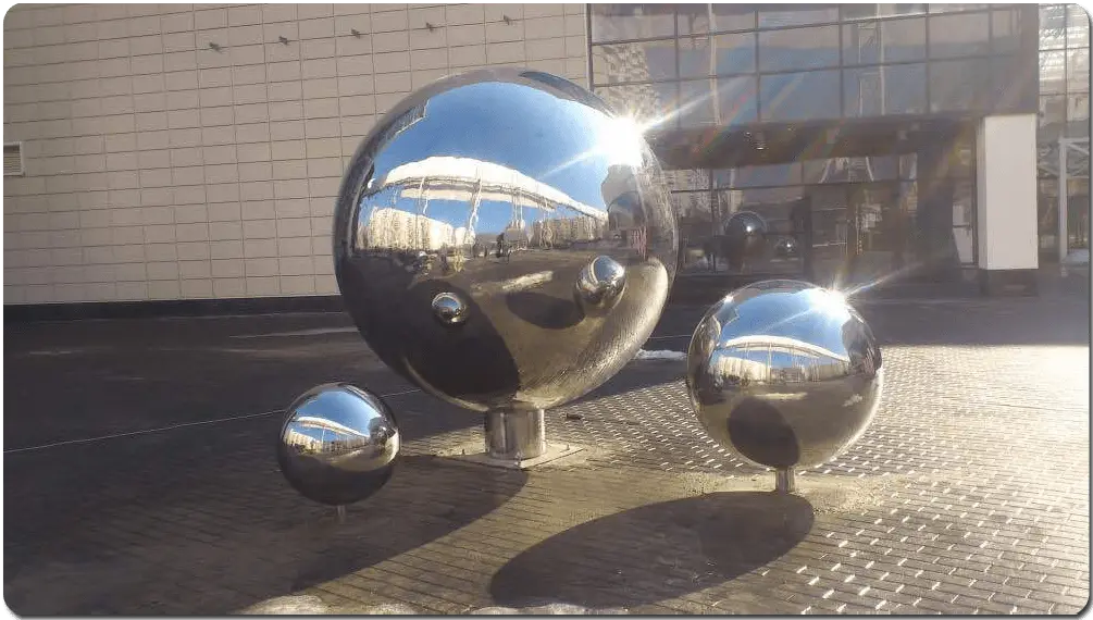 1000mm Polished Stainless Steel Hollow Ball1 2