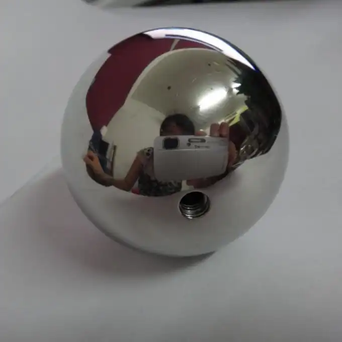 63mm Mirror Stainless Steel Hollow Sphere 1