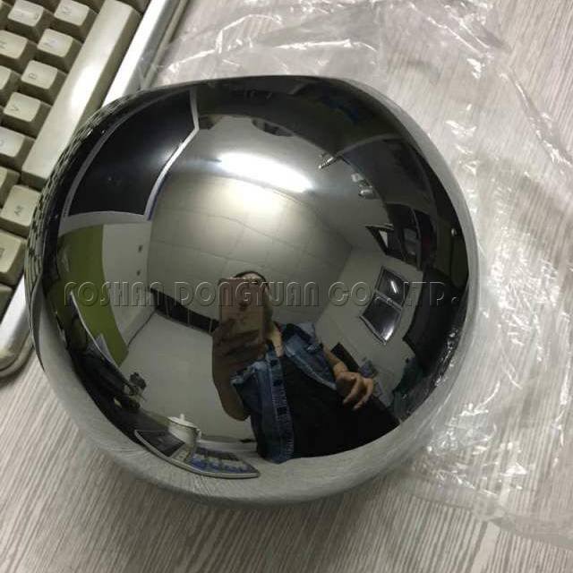 Polished Concave Stainless Steel Hollow Ball 3
