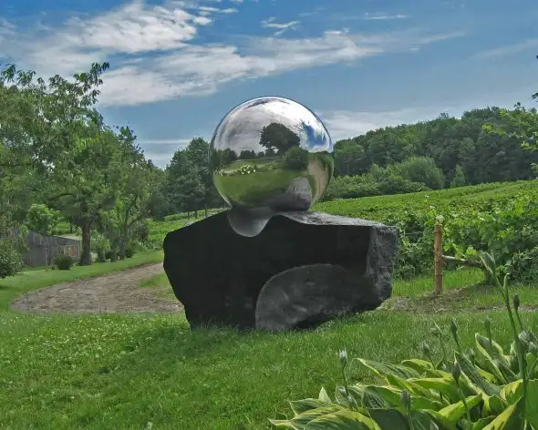 1000mm Large Size Outdoor Garden Gazing Steel Hollow Ball Sphere/Steel Sphere Ornament 1