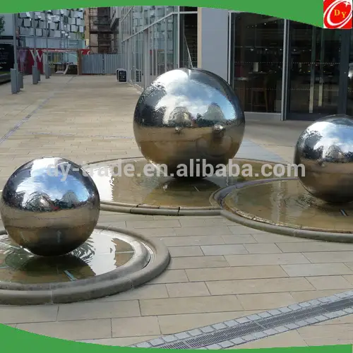39 40 Chrome Finish Stainless Steel Fountain Ball 1
