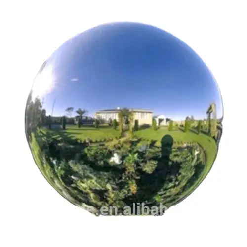 Large hollow stainless steel gazing ball chrome gazing ball for garden 1