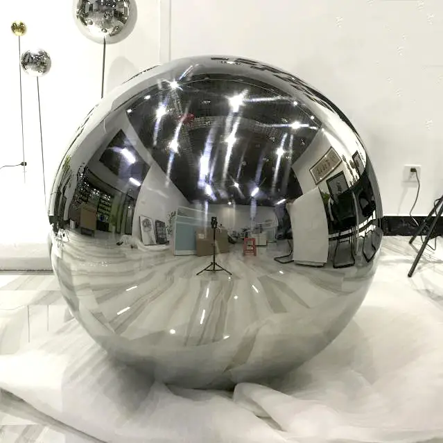 Silver Stainless Steel Gazing Globe Large Gazing Balls 1