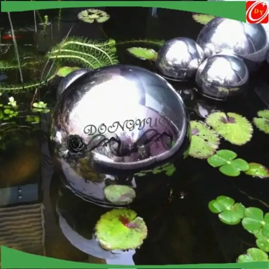 Reflective Stainless Steel Float Ball for Pond 1