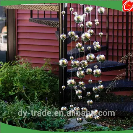 50mm Hanging Ceiling Decoration Hollow Stainless Steel Ball 1