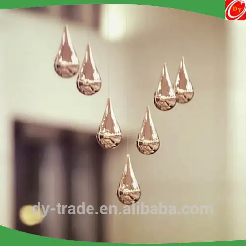 Modern Outdoor Stainless Steel Rain Drop Sculpture 1
