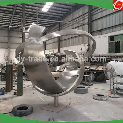 Large abstract stainless steel sculpture for garden ,park ,hotel decoration 1