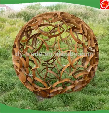 Corten Steel Iron Sculpture For Garden Park Decoration 1