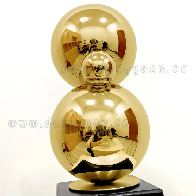 Stainless Steel GoldenArtwork for Hotel Museum Display Decoration 1