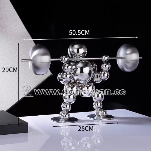 Stainless SteelDecoration Crafts Gifts in Office TableHotel Ornament 3