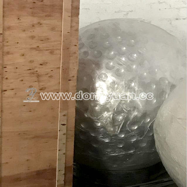 Inox Steel Golf Ball Water Fountain Outdoor , Stainless Steel Art Sculpture Construction 6