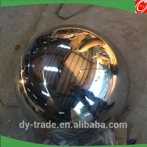 250mm 300mm Shiny Spinning Lathe Half Stainless Steel Ball/Steel Hemisphere 1