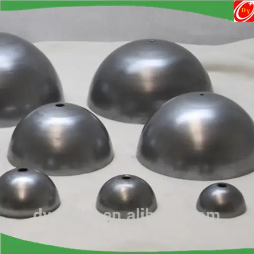 Half alloy aluminum steel iron metal sphere hemisphere 1