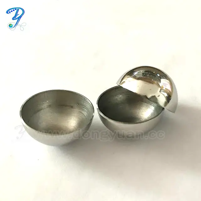 Mirror Polished Stainless Steel Hollow Hmisphere,Decorative Metal Half Sphere 1