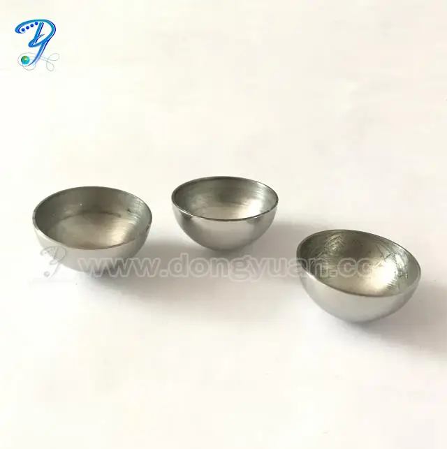 Polish Hollow Stainless Steel Half Ball for BathBombs Molds 1