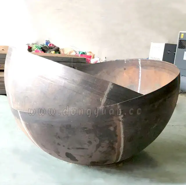 Iron Steel Hemisphere for Outdoor Fireplace 1