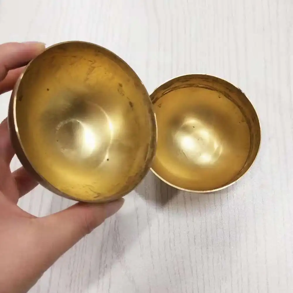 Brass hemisphere half ball copper half sphere 1