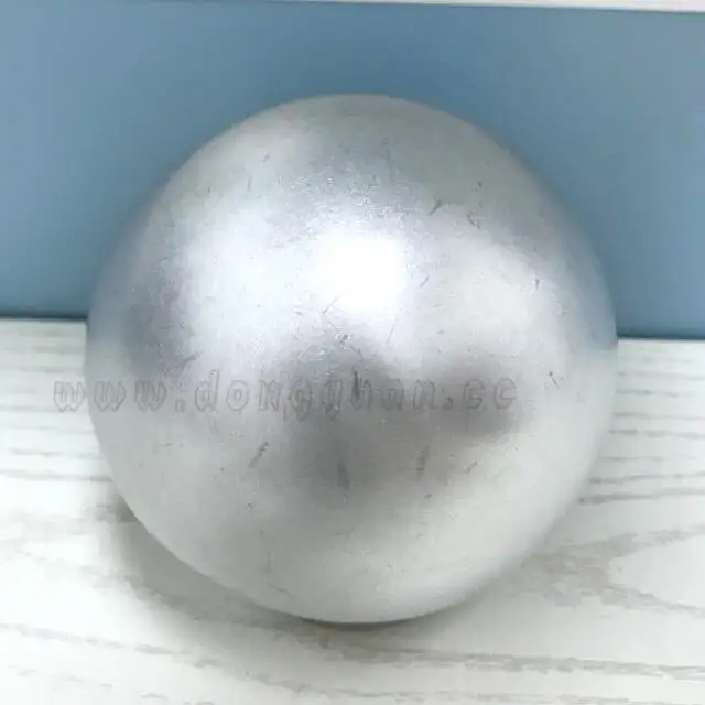 100mm AluminumHalf Ball Fabrication / Metal Aluminum Decoration Sphere in Stock 1