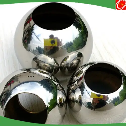 Type 304 Retail Polished 2 Stainless Steel Ball with Drilled Hole 1