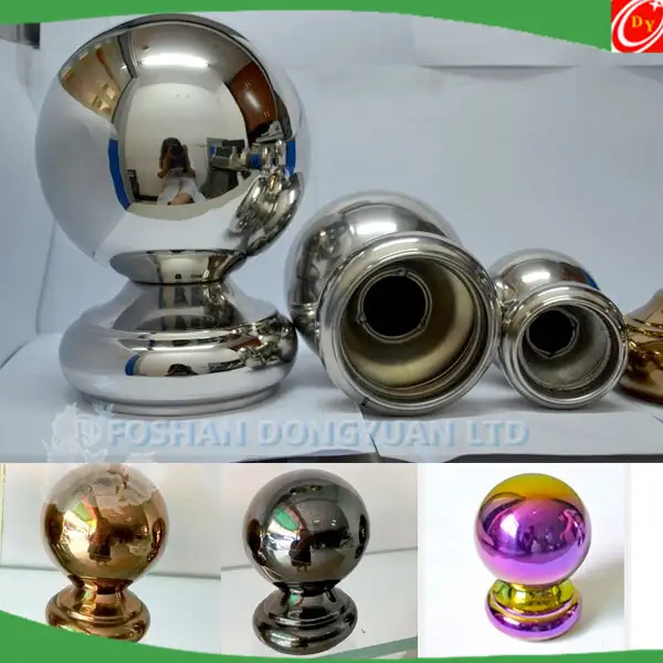 304 Metal Polished Stainless Steel Handrail Balls Spheres 1