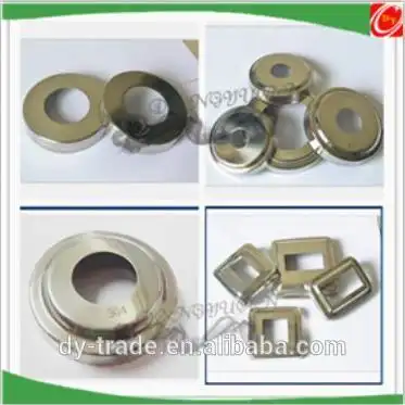 stainless steel decorative cover,metal round base cover for stair accessory 1