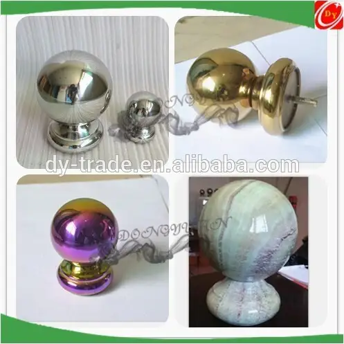 decorative metal stair railing ball/color fencing ball carrier 1