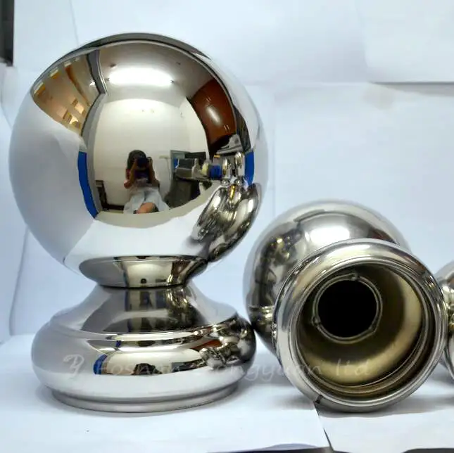 Stainless Steel Tube Handrail Ball with Thread for Stair Parts 1