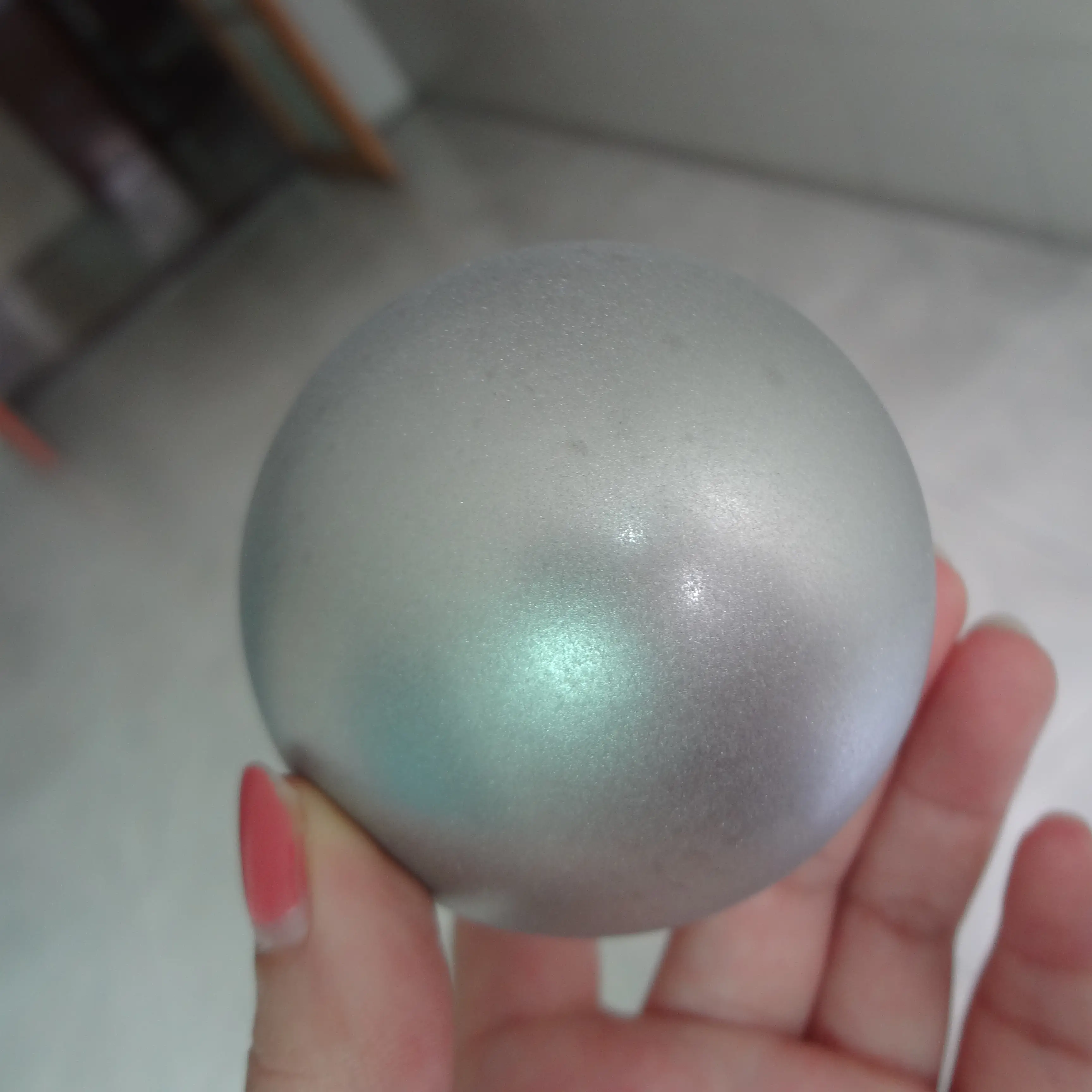 satin stainless steel sphere sculpture 1