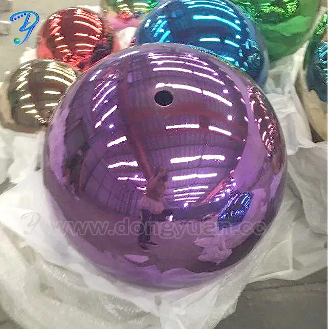 40cm Stainless Steel Sphere Decorative Garden Ornament 1