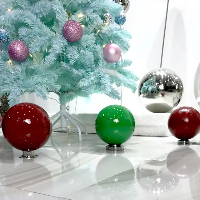 Stainless Steel Hollow Decorative Balls Christmas 1