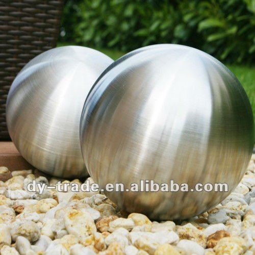 10 inchGarden Stainless Sphere Brushed 5