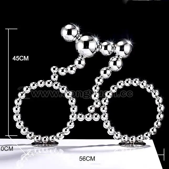 Sport Inox Sphere Ball Sculpture for Living Room Hotel Decoration 1