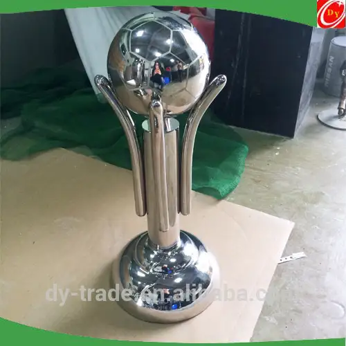 Soccer League Polished Stainless Steel Trophies 1