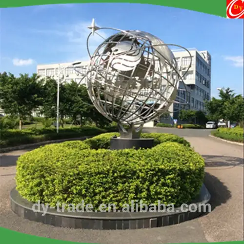 3000mm Large Stainless Steel World Map Globe/Wrought Art Ball 1