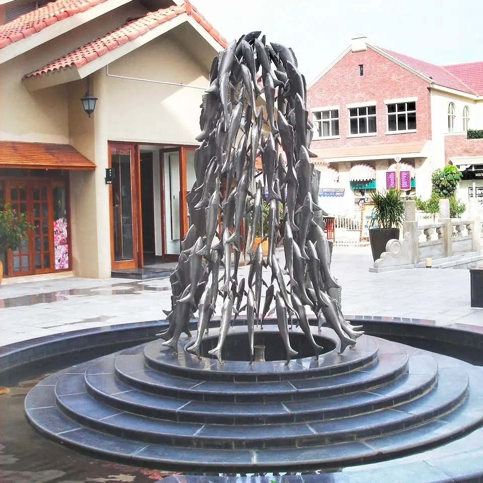 Metal Stainless Steel Fish Sculpture 1