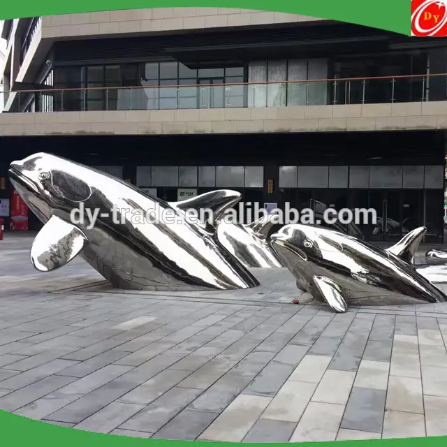 Outdoor Animal Metal Garden Decor of SS Sculpture for Custom Landscape 1