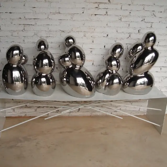 Interior Decoration Custom Indoor Small Stainless Steel Sculpture 1