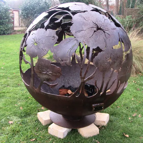 Decorative Outdoor weathering resistant steel Plasma Cutting Handcrafted Custom Firepits 1