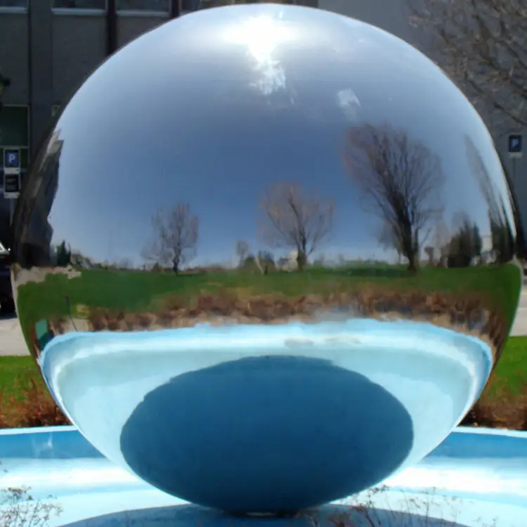 SS304 big size stainless steel decoration hollow ball 1