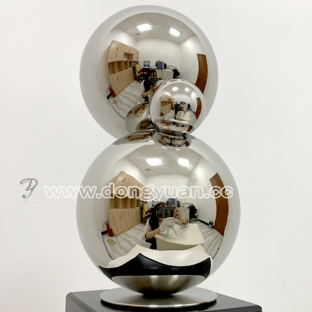 Stainless Steel GoldenArtwork SculptureArtistic Ornament for hotel 3
