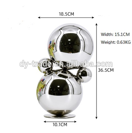 Stainless Steel GoldenArtwork SculptureArtistic Ornament for hotel 6