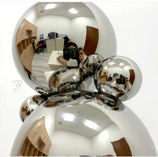 Stainless Steel GoldenArtwork SculptureArtistic Ornament for hotel 4