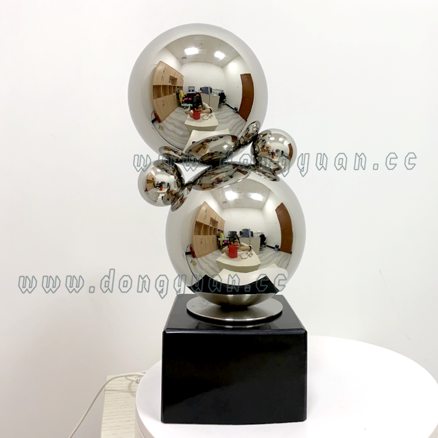 Stainless Steel GoldenArtwork SculptureArtistic Ornament for hotel 9