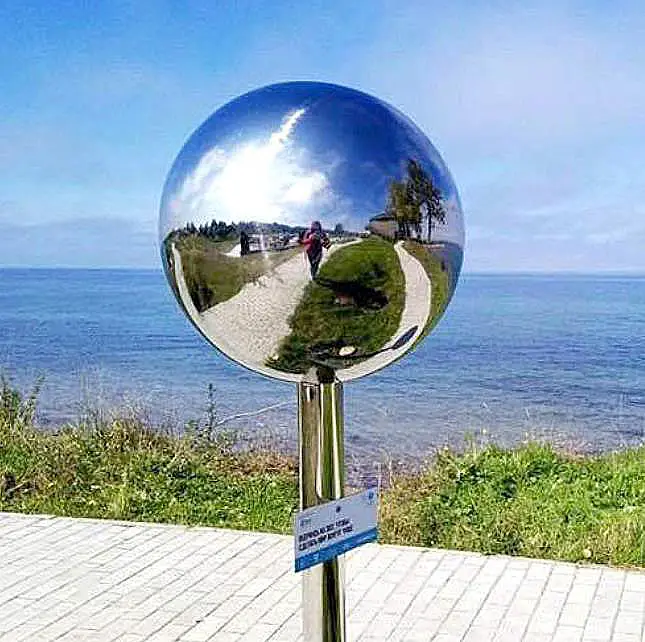 Large Outdoor Christmas Decorations Stainless Steel Ball 1