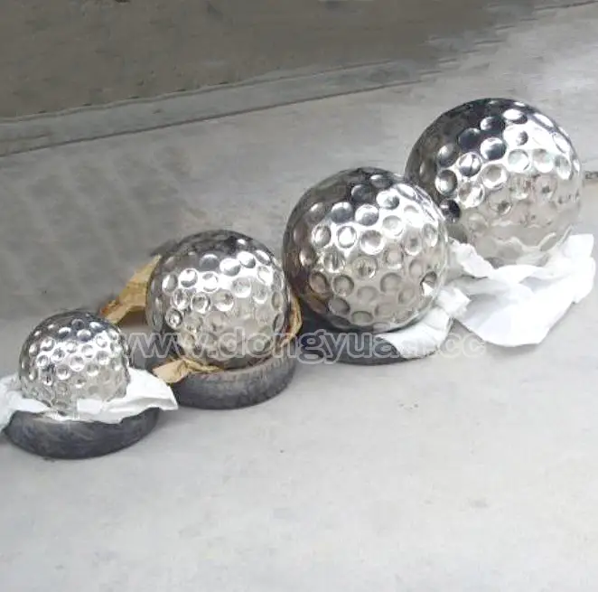 Stainless Steel Golf Ball for Garden Decoration 1