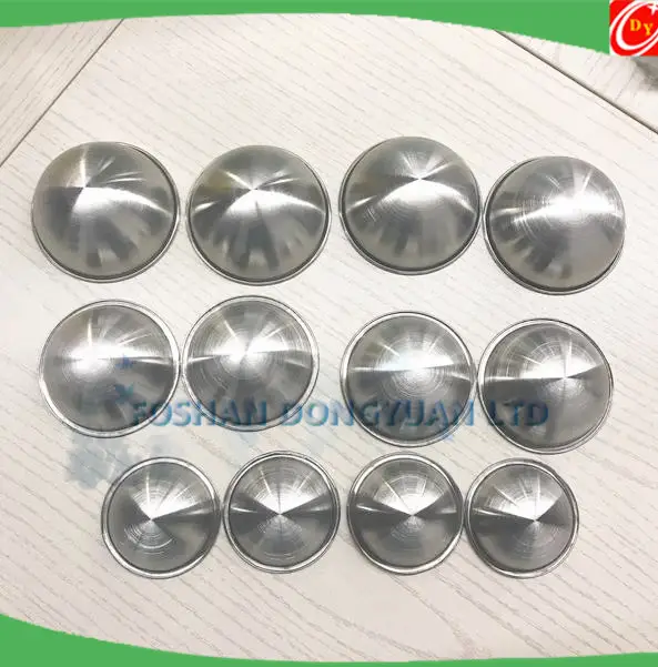 Metal Bath Bomb Mold Stainless Steel Half Balls with Lip Edge 1