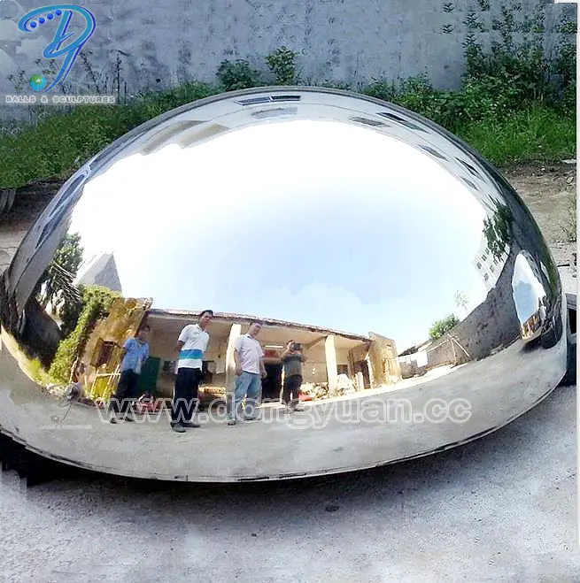 Decorative Half Round Ball,Glossy Polished Half Sphere 1